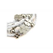 Wholesale White Flower Bracelets