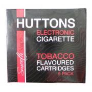 Wholesale Joblot Of 50 Huttons High Nicotine Tobacco Flavour E-Cigarette Cartridge 5pks