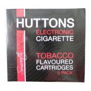 Wholesale Joblot Of 50 Huttons Low Nicotine Tobacco Flavour E-Cigarette Cartridge 5pks