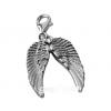 Joblot Of 10 Sterling Silver 925 Angel Double Wings Clip Cha wholesale