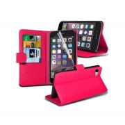 Wholesale Apple IPhone 6 Hot Pink Wallet Cases X40 Bulk Packed Pack