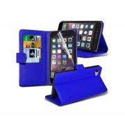 Wholesale Apple IPhone 6 Blue Wallet Cases X40 Bulk Packed Pack