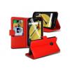 Motorola Moto E2 Stand Red Wallet Cases X40 Bulk Packed Pack wholesale