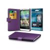 HTC Desire 510 Stand Purple Wallet Cases X40 Bulk Packed Pac wholesale mobiles