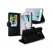 Wholesale Samsung Galaxy S6 Edge Plus Stand Black Wallet Cases X40 Bul