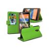 HTC Desire 620 Stand Green Wallet Cases X40 Bulk Packed Pack wholesale telecom