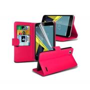 Wholesale Vodafone Smart Ultra 6 Stand Hot Pink Wallet Cases X40 Bulk 