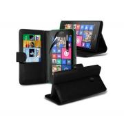 Wholesale Nokia Lumia 630 Stand Black Wallet Cases X40 Bulk Packed Pac