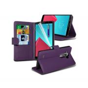 Wholesale LG G4 Stand Purple Wallet Cases X40 Bulk Packed Pack