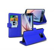 Wholesale Samsung Galaxy Core Prime Stand Blue Wallet Cases X40 Bulk P