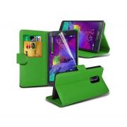 Wholesale Samsung Galaxy Note 5 Stand Green Wallet Cases X40 Bulk Pack