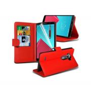 Wholesale LG G4 Stand Red Wallet Cases X40 Bulk Packed Pack