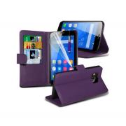 Wholesale Huawei Honor Holly Stand Purple Wallet Cases X40 Bulk Packed