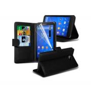 Wholesale Sony Xperia E4 Stand Black Wallet Cases X40 Bulk Packed Pack