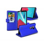 Wholesale LG G4 Stand Blue Wallet Cases X40 Bulk Packed Pack