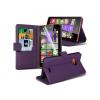 Microsoft Lumia 540 Stand Purple Wallet Cases X40 Bulk Packe wholesale mobiles