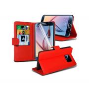 Wholesale Samsung Galaxy Core Prime Stand Red Wallet Cases X40 Bulk Pa