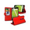 Motorola Moto X Play Stand Red Wallet Cases X40 Bulk Packed 