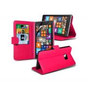 Wholesale Nokia Lumia 930 Stand Hot Pink Wallet Cases X40 Bulk Packed 