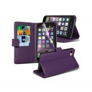 Wholesale Apple IPhone 6s Stand Purple Wallet Cases X40 Bulk Packed Pa