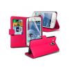 Samsung Galaxy Trend Plus S7580 Stand Hot Pink Wallet Cases 