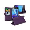 Sony Xperia M5 Stand Purple Wallet Cases X40 Bulk Packed Pac