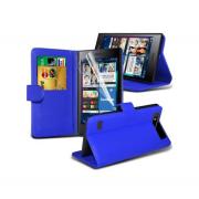 Wholesale Blackberry Leap Stand Blue Wallet Cases X40 Bulk Packed Pack