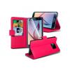 Samsung Galaxy S6 Stand Hot Pink Wallet Cases X40 Bulk Packe