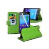 Sony Xperia M5 Stand Green Wallet Cases X40 Bulk Packed Pack