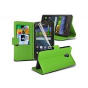 Wholesale Huawei Ascend Y635 Stand Green Wallet Cases X40 Bulk Packed 