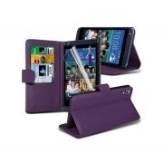 Wholesale HTC Desire 626 Stand Purple Wallet Cases X40 Bulk Packed Pac