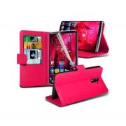 Wholesale OnePlus 2 Stand Hot Pink Wallet Cases X40 Bulk Packed Pack