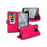 Wholesale Microsoft Lumia 950 XL Stand Hot Pink Wallet Cases X40 Bulk 