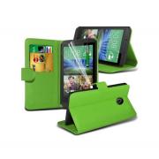 Wholesale HTC Desire 320 Stand Green Wallet Cases X40 Bulk Packed Pack
