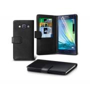 Wholesale Samsung Galaxy A5 Stand Black Wallet Cases X40 Bulk Packed P