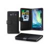 Samsung Galaxy A5 Stand Black Wallet Cases X40 Bulk Packed P wholesale mobile phone accessories