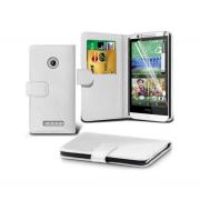 Wholesale HTC Desire 510 Stand White Wallet Cases X40 Bulk Packed Pack