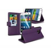 Wholesale Huawei Ascend G7 Stand Purple Wallet Cases X40 Bulk Packed P