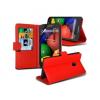 Motorola Moto E Stand Red Wallet Cases X40 Bulk Packed Pack