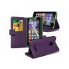 Microsoft Lumia 532 Stand Purple Wallet Cases X40 Bulk Packe