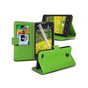 Wholesale EE Rook Stand Green Wallet Cases X40 Bulk Packed Pack