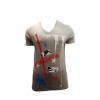 Wholesale Joblot Of 10 Mens Guess V-Neck Grey Print T-Shirts