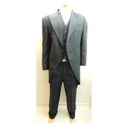 Wholesale One Off Joblot Of 6 Mens Grey Morning Tail 3 Piece Suit Ex W