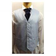 Wholesale Wholesale Joblot Of 5 Mens Blue Chequered Waistcoats Ex Wedding Hire 19
