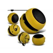 Wholesale 40 X Yellow Mini Capsule Travel Rechargable Loud Bass Speake