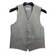 Wholesale Wholesale Joblot Of 7 Mens Wilvorst Silver Lattice Waistcoats Ex Hire 30