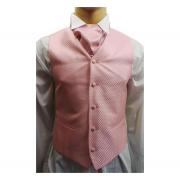 Wholesale Wholesale Joblot Of 5 Mens Wilvorst Pink Lattice Waistcoats 