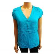 Wholesale Wholesale Joblot Of 10 Ladies De-Branded Turquoise V-Neck Bl