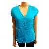 Wholesale Joblot Of 10 Ladies De-Branded Turquoise V-Neck Bl wholesale apparel