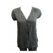 Wholesale Wholesale Joblot Of 10 Ladies De-Branded Black V-Neck Tops S